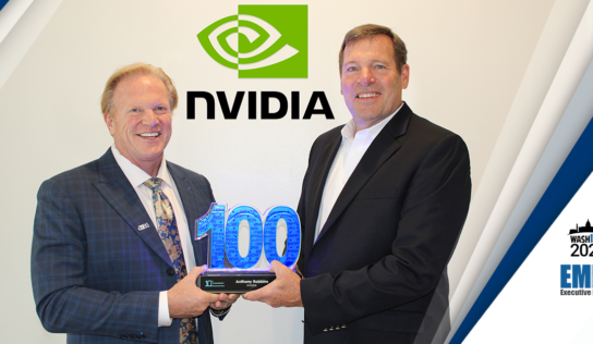 NVIDIA’s Anthony Robbins Collects 6th Wash100 Award From Executive Mosaic’s Jim Garrettson