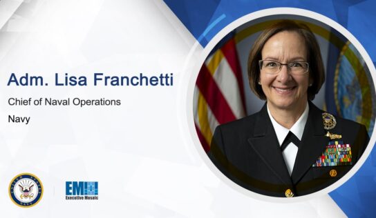 Adm. Lisa Franchetti Sworn in as Navy’s Chief of Naval Operations; Carlos Del Toro Quoted