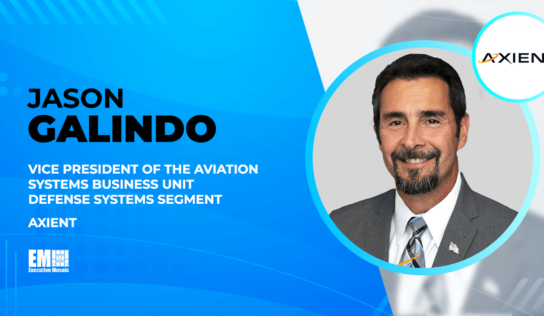 Jason Galindo Promoted to VP of Axient Aviation Systems Business