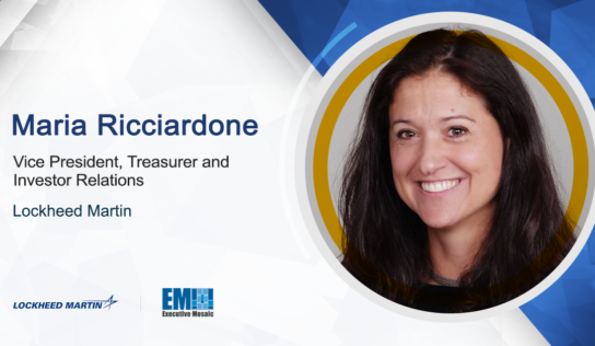 Lockheed Appoints Maria Ricciardone as Treasurer, Evan Scott as MFC Business CFO