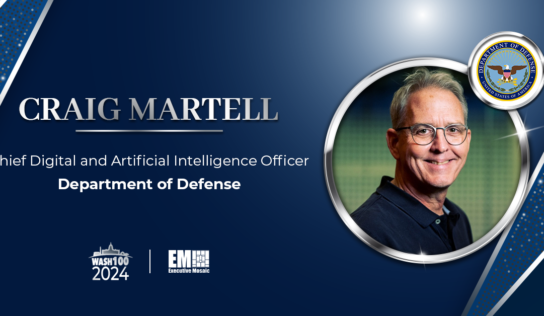 DOD Chief Digital & AI Officer Craig Martell Receives 2024 Wash100 Award for Generative, Responsible AI Activism