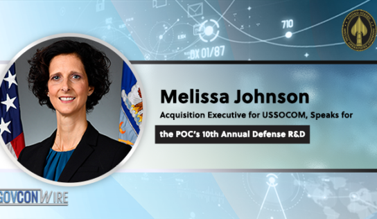 Melissa Johnson, Acquisition Executive for USSOCOM, Speaks for the POC’s 10th Annual Defense R&D