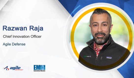 Razwan Raja Named Chief Innovation Officer at Agile Defense