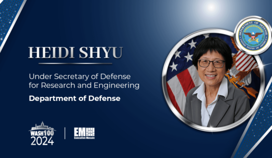 On Her 4th Wash100 Award, DOD’s Heidi Shyu Is Recognized by Executive Mosaic for Pushing for Technological Defense Innovation