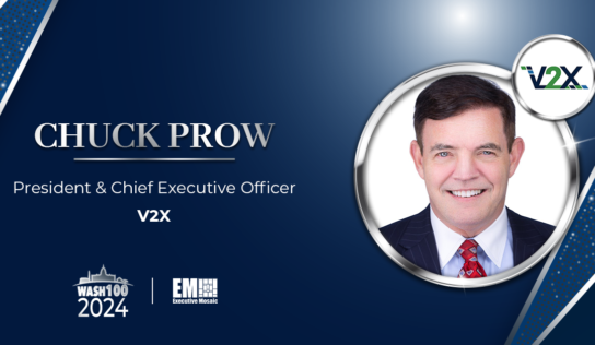 V2X CEO Chuck Prow Nets 10th Wash100 Award as Company Reaches $1B Revenue