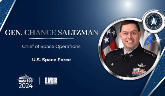 Chief of Space Operations Gen. Chance Saltzman Secures 2nd Wash100 Award for Shaping Space Force Future Through Technology, Partnerships & Culture