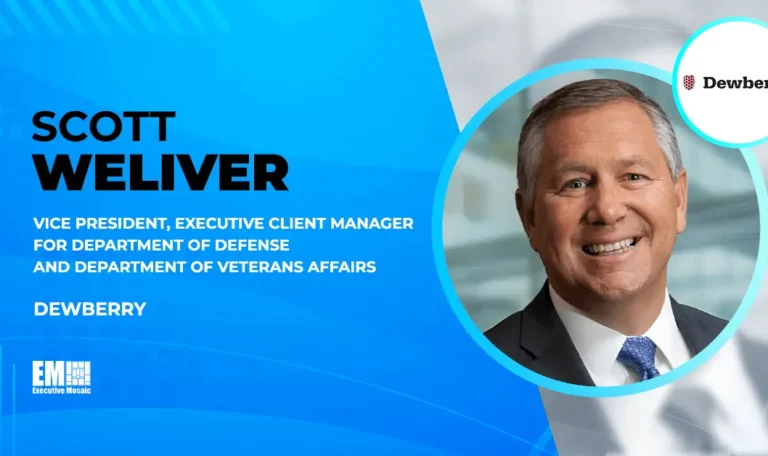 Scott Weliver Assumes New Position at Dewberry Focused on DOD, VA ...