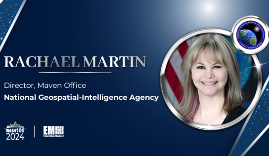 NGA’s Maven Office Director Rachael Martin Wins 1st Wash100 Award for AI Leadership