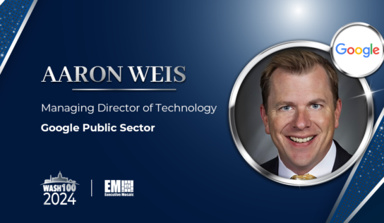 Google Public Sector’s Aaron Weis Secures 5th Consecutive Wash100 Win for Tech Modernization Advocacy