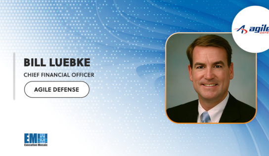 Bill Luebke Takes on Chief Financial Officer Role at Agile Defense