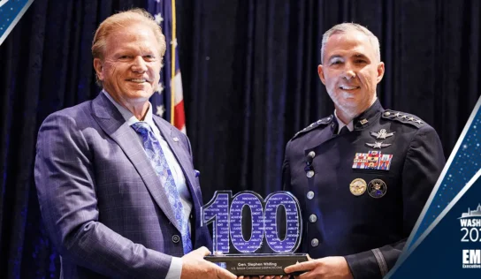 Gen. Stephen Whiting Accepts 2024 Wash100 Award at POC’s Space Summit