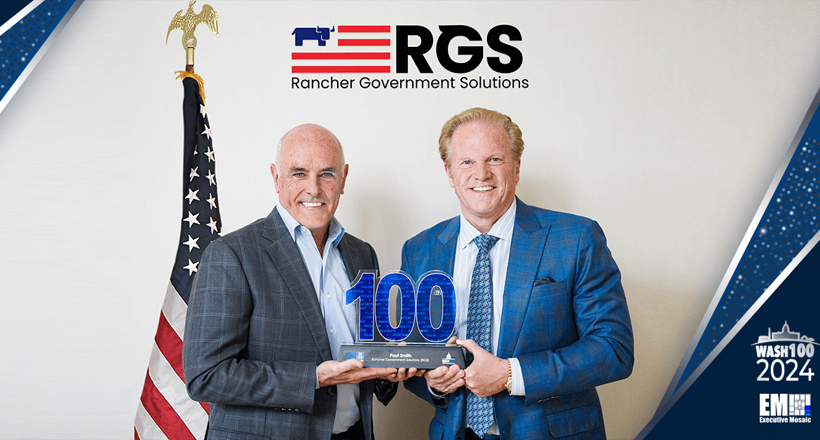 RGS CEO Paul Smith Receives 2024 Wash100 Award