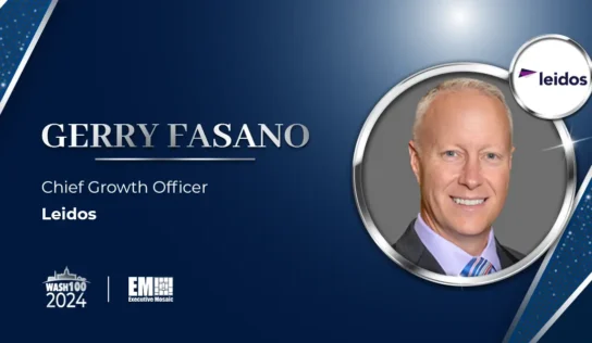 Newly Minted Leidos CGO Gerry Fasano Wins 5th Wash100 Award for Defense Sector Support