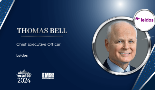 Leidos CEO Thomas Bell Clinches 1st Wash100 Award for Growth & Strategic Leadership