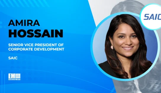 Amira Hossain Joins SAIC as Corporate Development SVP