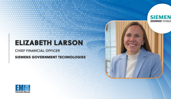 Elizabeth Larson Appointed CFO at Siemens Government Technologies; John Ustica Quoted