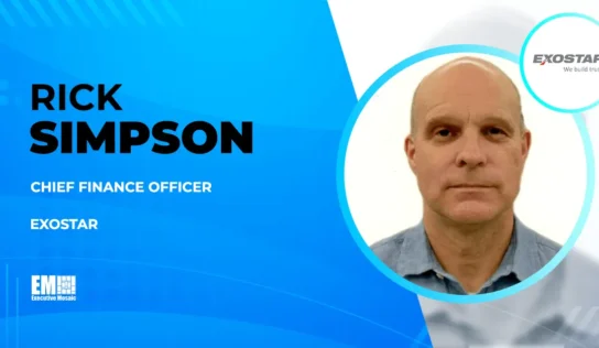 Rick Simpson Named Chief Finance Officer at Exostar