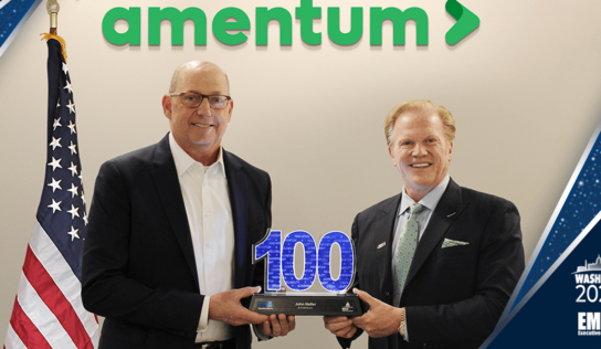 Amentum CEO John Heller Presented With 2024 Wash100 Award