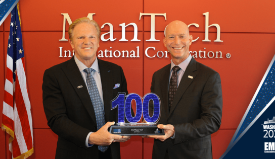 ManTech’s Matt Tait Accepts 2024 Wash100 Award