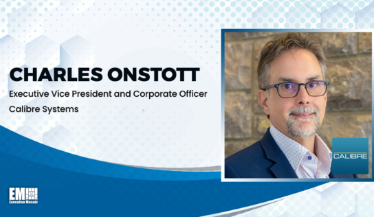 Charles Onstott Promoted to EVP, Corporate Officer at Calibre Systems