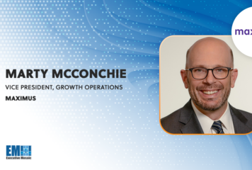 Maximus Names Marty McConchie as Growth Operations VP