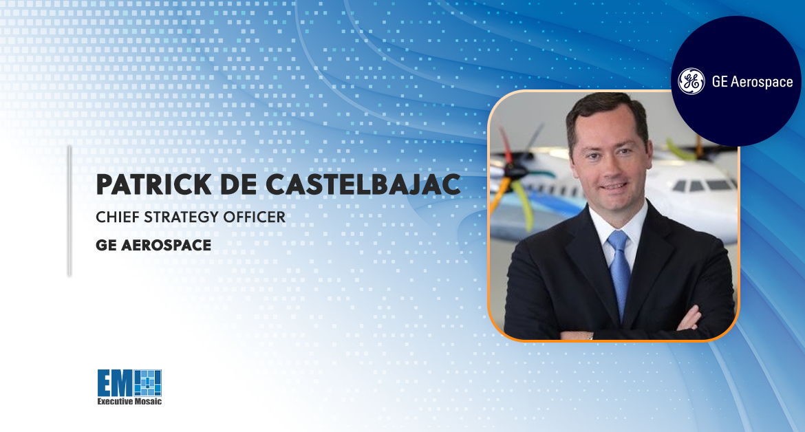 GE Aerospace Appoints Patrick de Castelbajac as Chief Strategy Officer