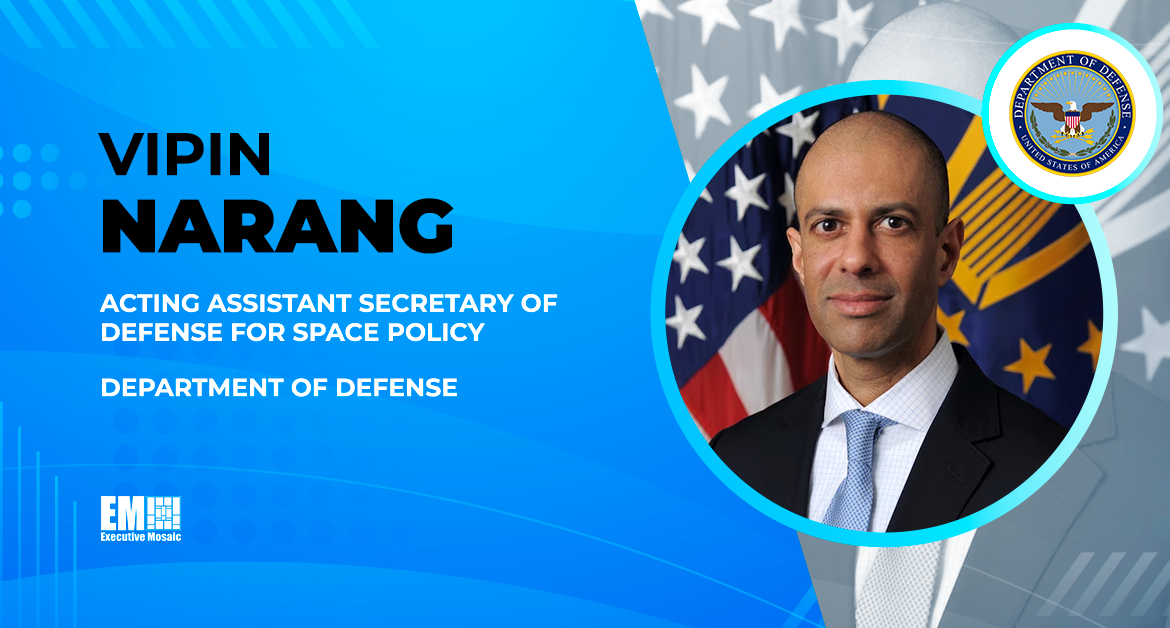 Vipin Narang Named DOD Acting Assistant Secretary for Space Policy