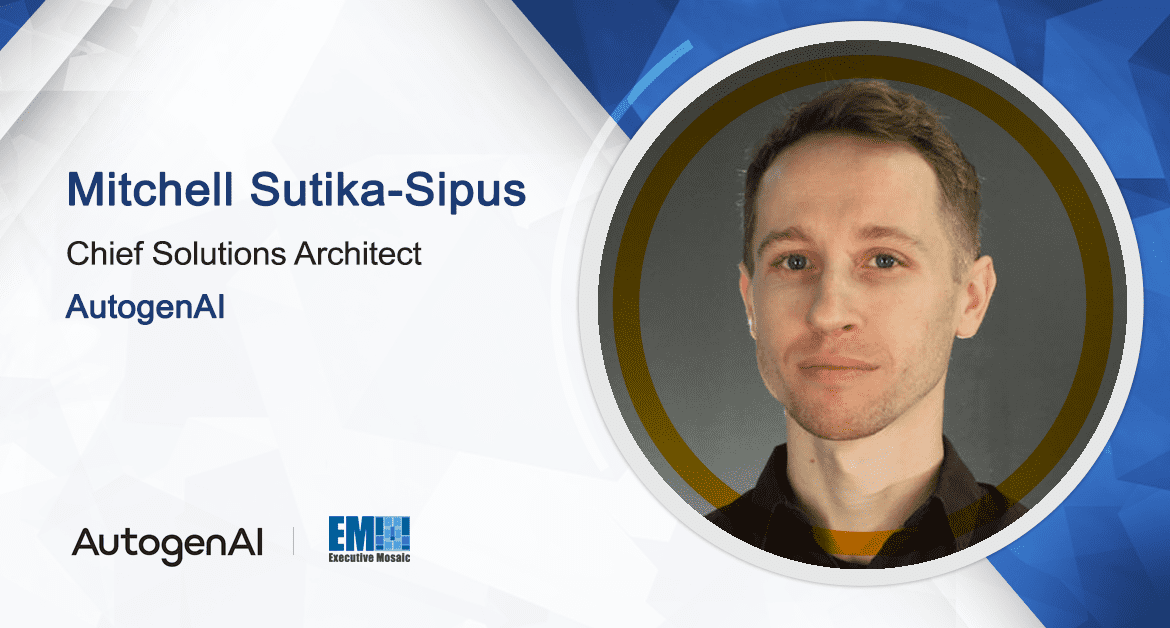 Mitchell Sutika-Sipus Named AutogenAI Chief Solutions Architect; Elizabeth Lukas Quoted