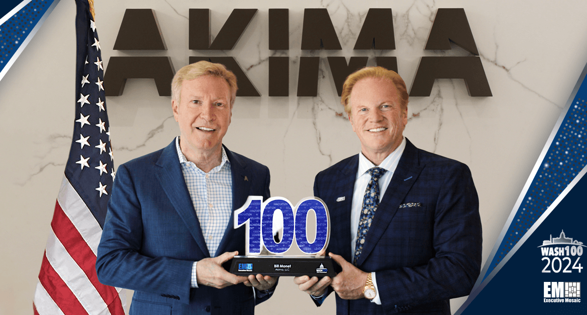 Akima’s Bill Monet Receives 2024 Wash100 Award