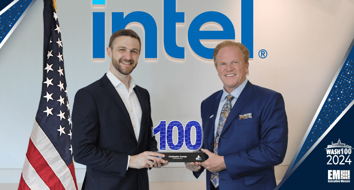 Chris George Collects 2024 Wash100 Award From Executive Mosaic