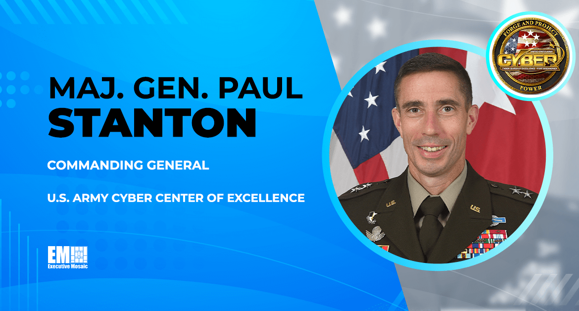 Maj. Gen. Paul Stanton Nominated to Lead DISA, Joint Forces HQ-DOD Information Network