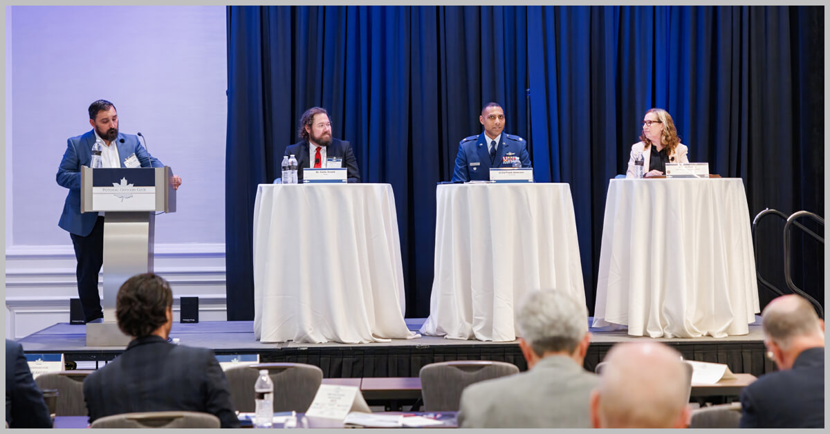 Panelists discuss zero trust at the Potomac Officers Clubs