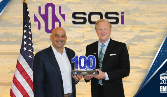 Julian Setian of SOSi Presented With 2024 Wash100 Award