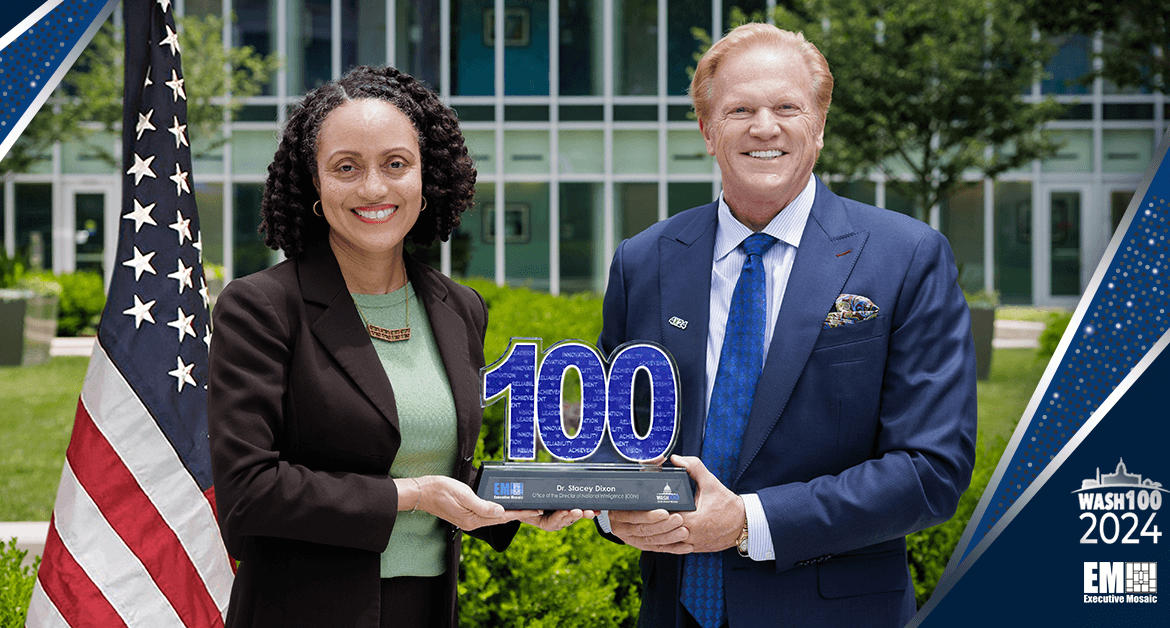 PDDNI Stacey Dixon Accepts 2024 Wash100 Award