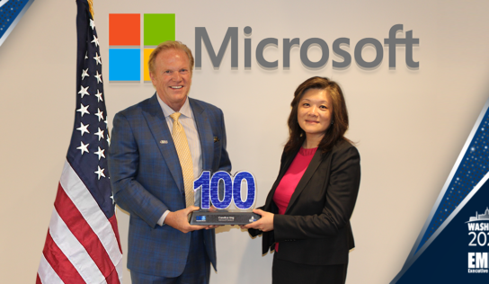 Microsoft Federal’s Candice Ling Accepts 2024 Wash100 Award