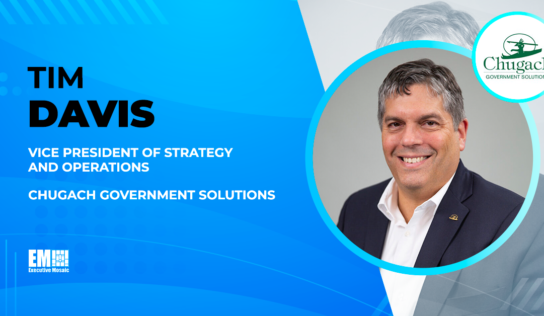 Tim Davis Joins Chugach Government Solutions as VP of Strategy & Operations