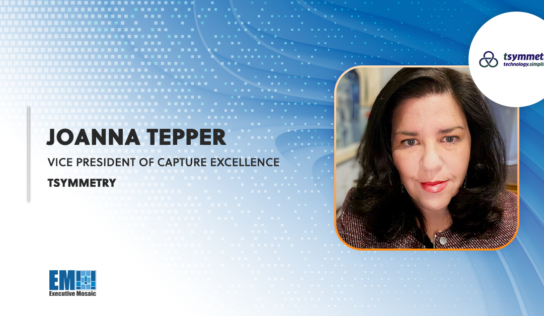 Joanna Tepper Joins Tsymmetry as VP of Capture Excellence