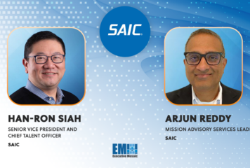 SAIC Names Han-Ron Siah as SVP & Chief Talent Officer, Arjun Reddy as Mission Advisory Services Leader