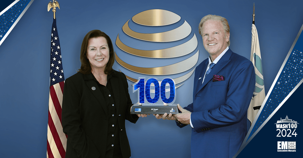 AT&T Vice President Jill Singer receives 2024 Wash100 Award from Executive Mosaic