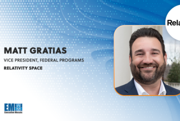 Matt Gratias Promoted to Relativity Space Federal Programs VP