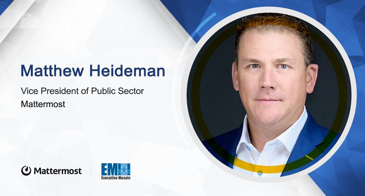 Matthew Heideman Joins Mattermost as Public Sector VP