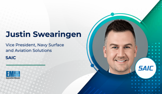 Justin Swearingen Named Navy Surface & Aviation Solutions VP at SAIC