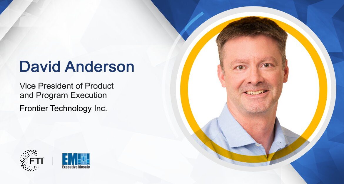 FTI Appoints David Anderson as VP of Product, Program Execution