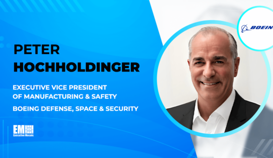 Peter Hochholdinger Appointed EVP at Boeing Defense, Space & Security