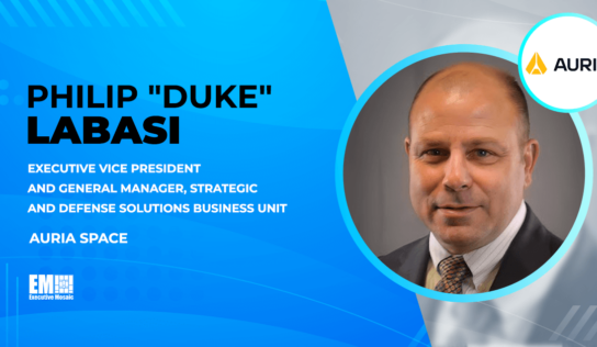 Duke Labasi Promoted to Auria Space’s EVP, General Manager of Strategic & Defense Solutions