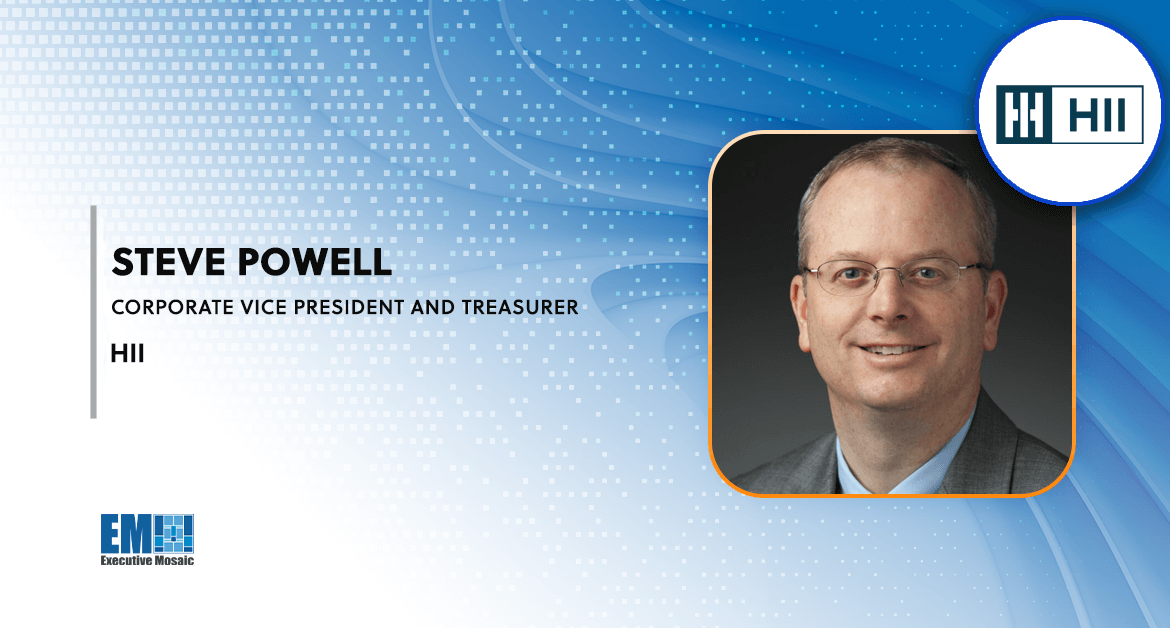 Steve Powell to Become HII Corporate VP, Treasurer in January