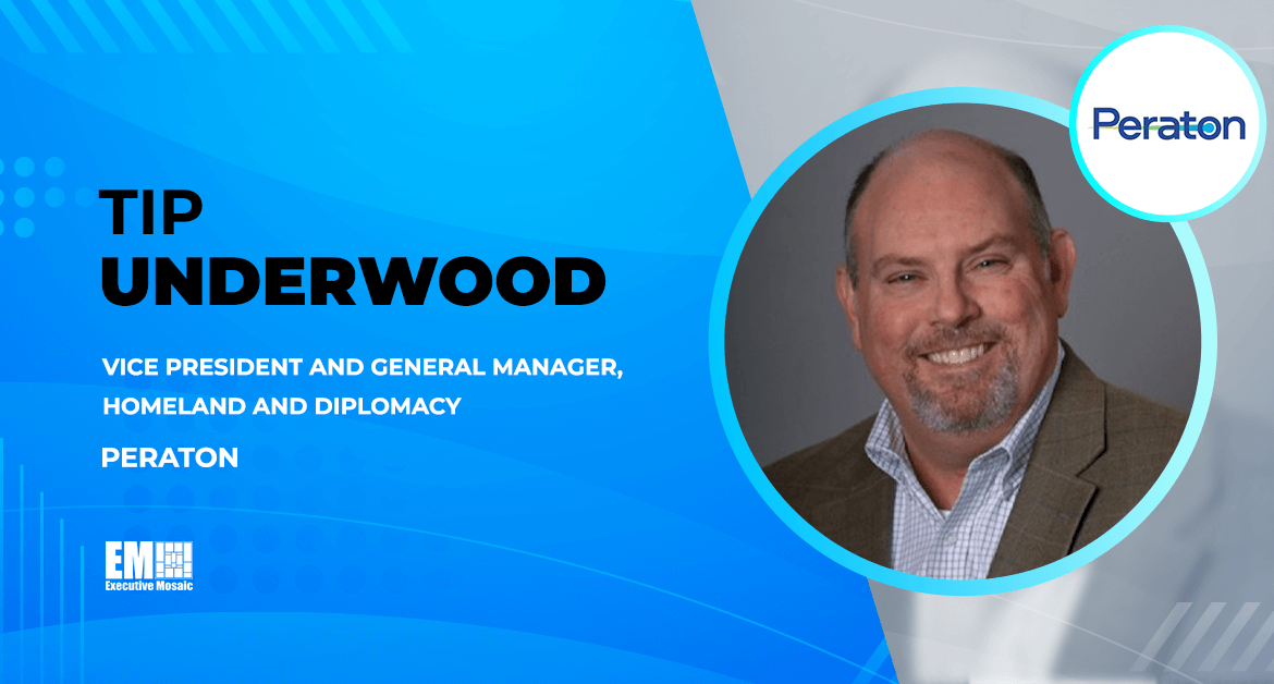 Peraton Names Tip Underwood VP, General Manager of Homeland & Diplomacy