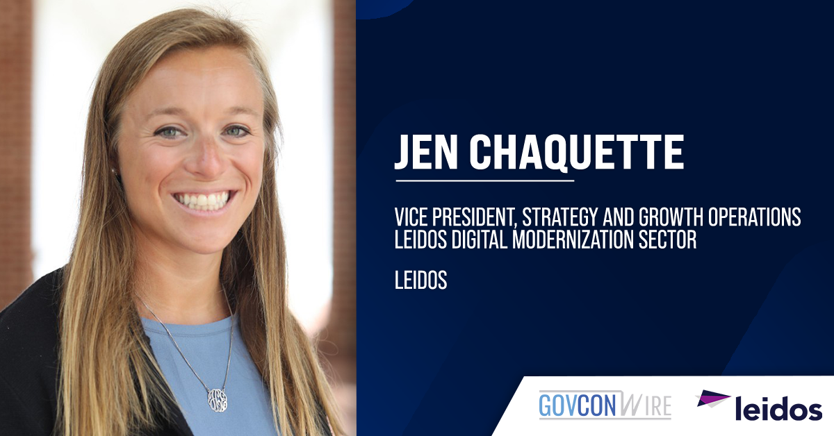 Jen Chaquette Named VP of Strategy & Growth Ops at Leidos Digital Modernization Sector