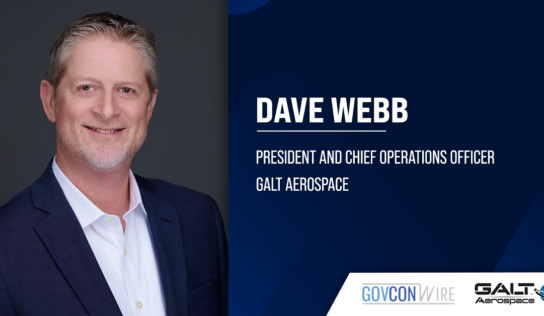 Dave Webb Named GALT Aerospace President, COO