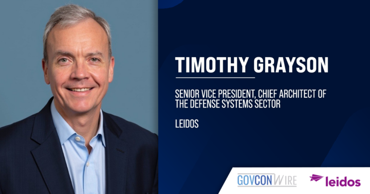 Leidos Appoints Timothy Grayson as SVP, Chief Architect for Defense Sector